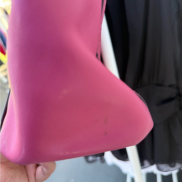 Coach Pink Tote Bag with Strap - Picture 4 of 8